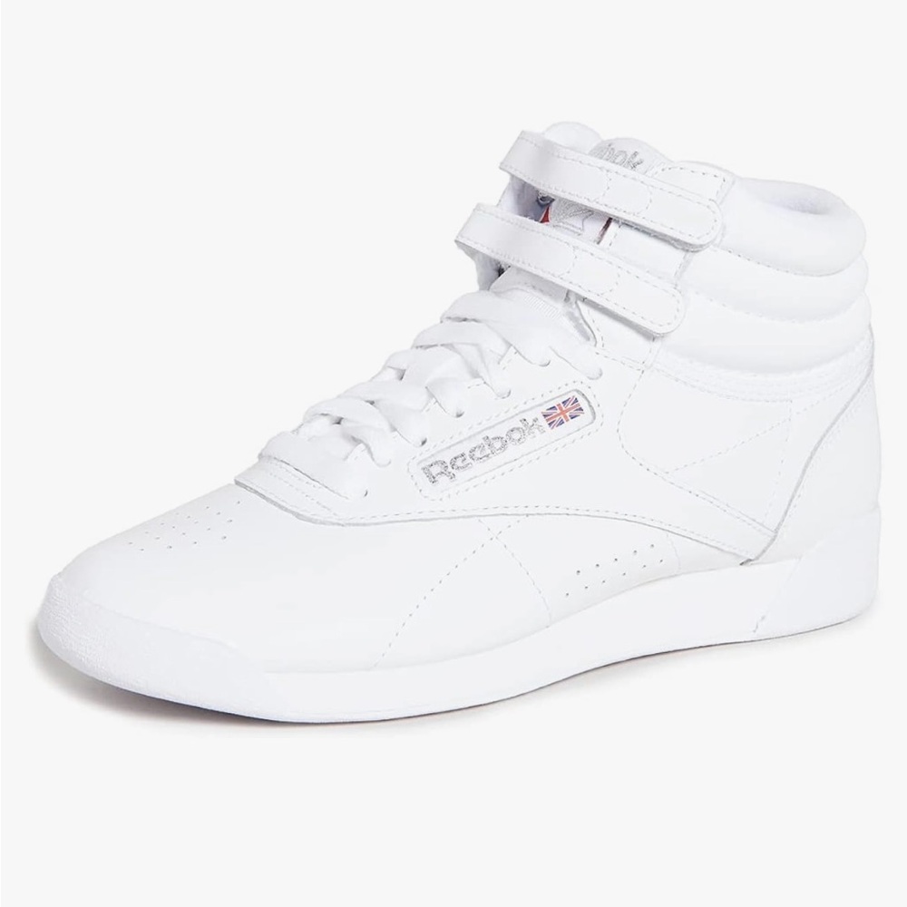 These are BRAND NEW out of box classic high top Reebok’s.  Size 9 women's